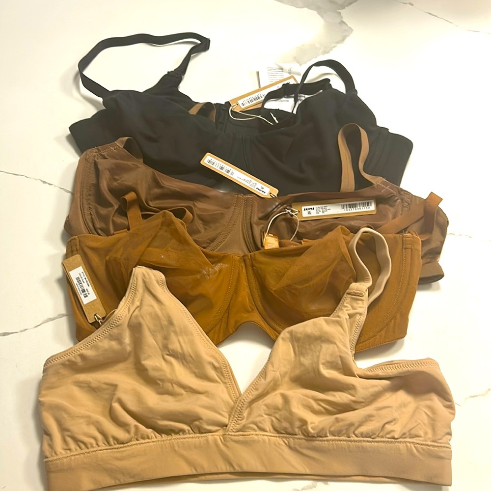 SKIMS Bras, Lot of 4, NWT, Size 38D
